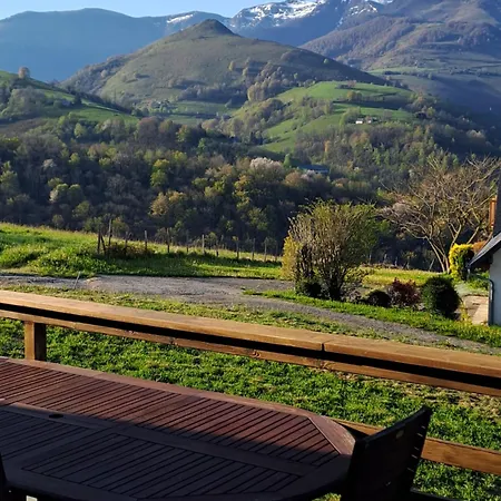 Dans Les Hautes- Pyrenees Entre Lourdes Et Bagneres Calme Et Vue Magnifique